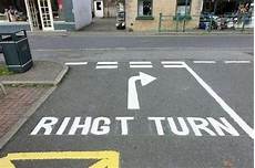 Painted Road Signs