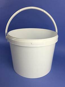 White Plastic Buckets